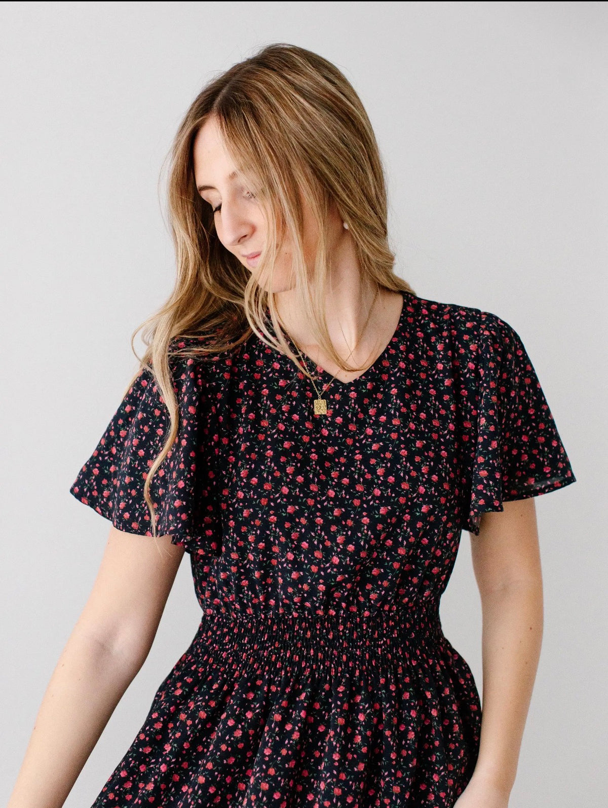 Felicity Rose Print Maxi Dress