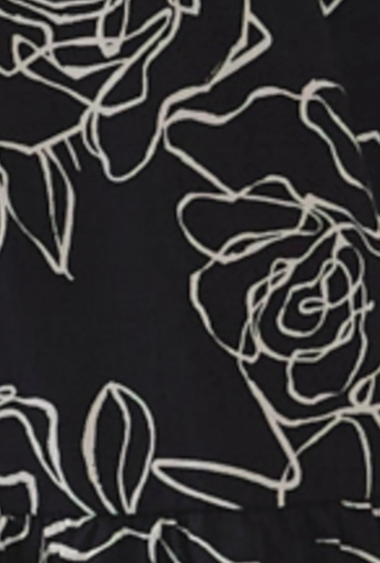 Ruffle Detailed Midi Tiered Dress - Black/Ivory