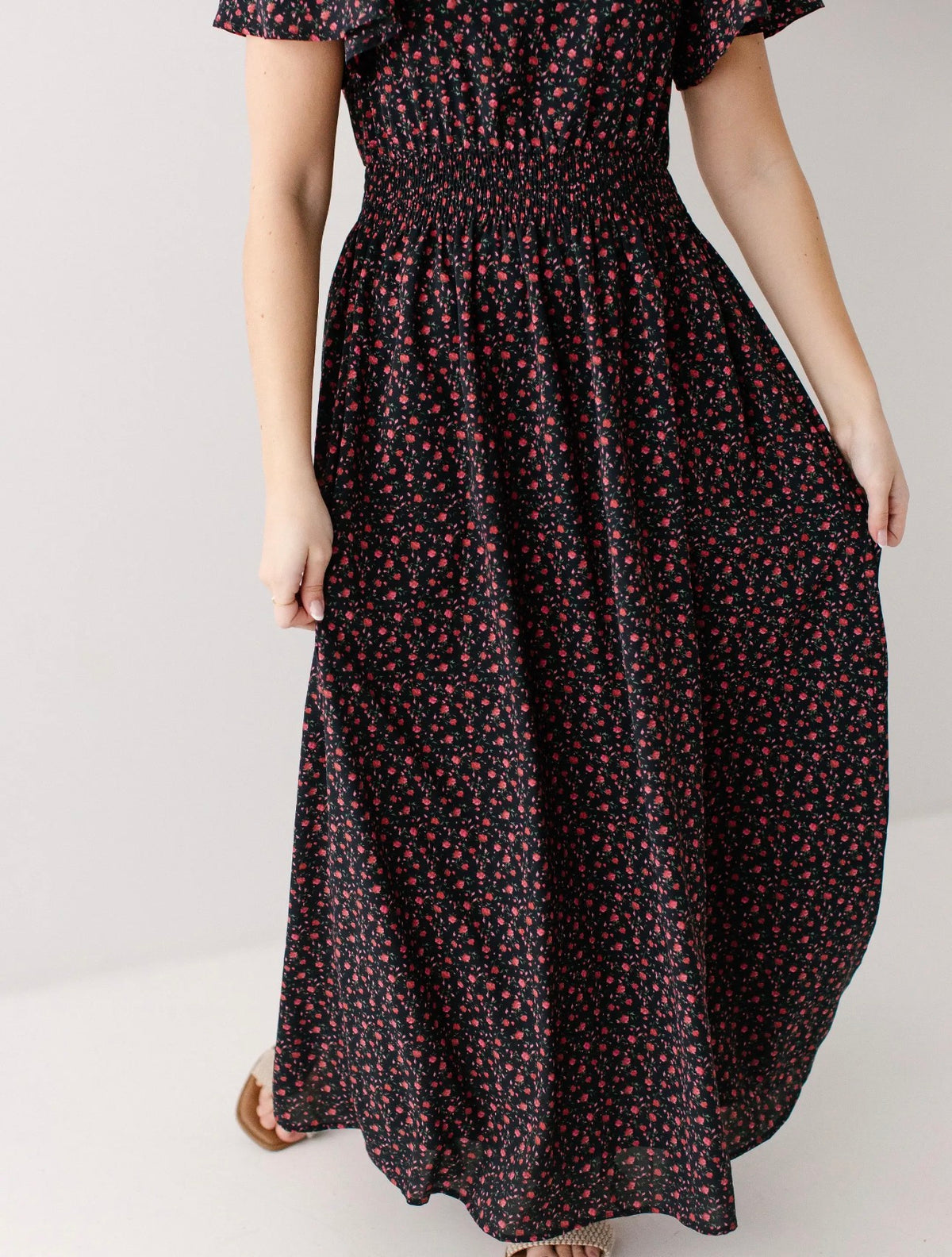 Felicity Rose Print Maxi Dress