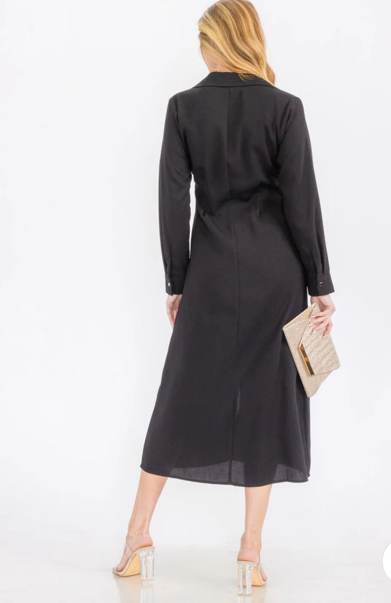 Elegant Long Sleeve Button Up Maxi Dress – Style & Dignity Elegant Long Sleeve Button Up Maxi Dress – Style & Dignity