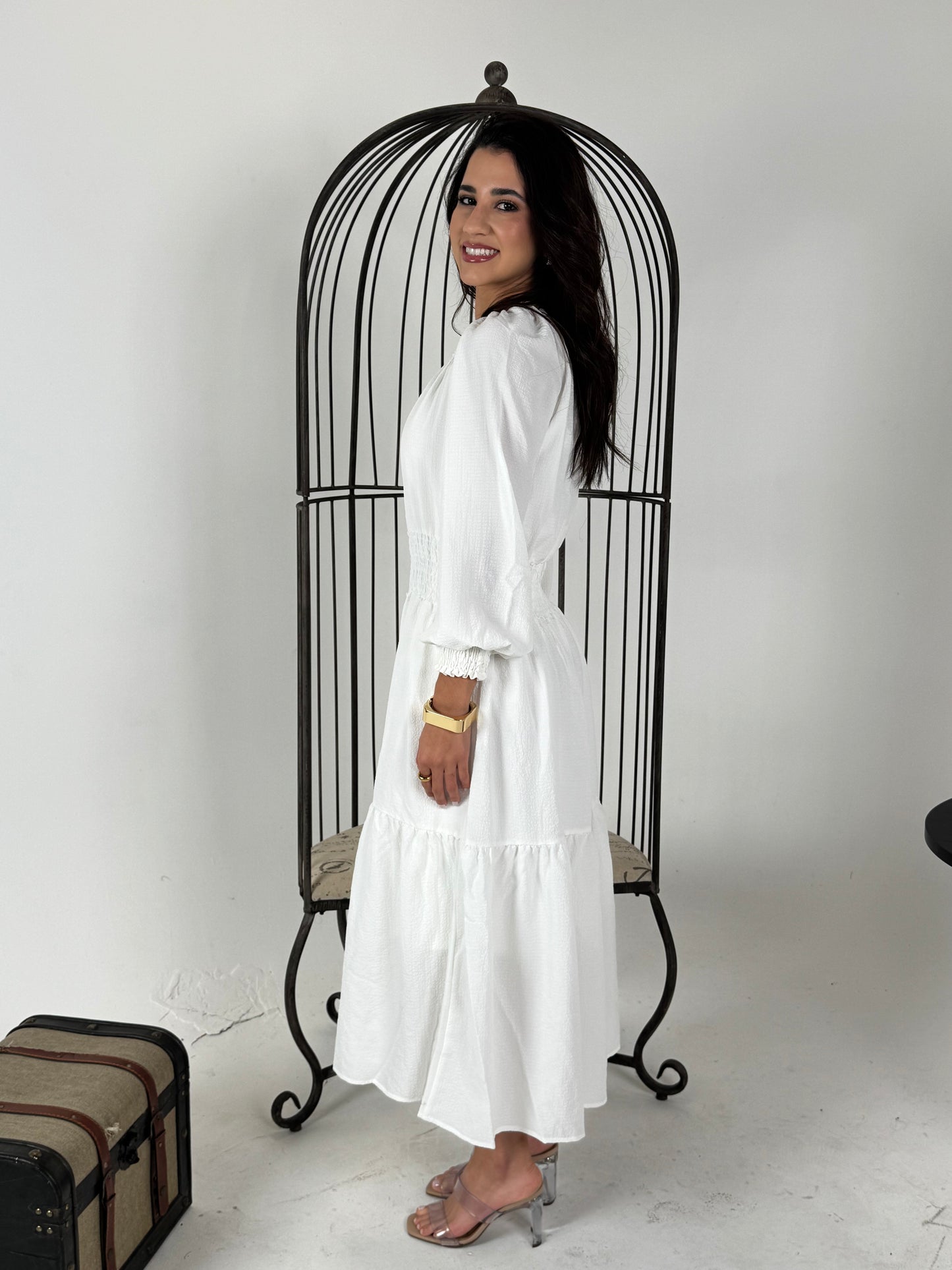 Tiered Midi Dress - available in different color and pattern