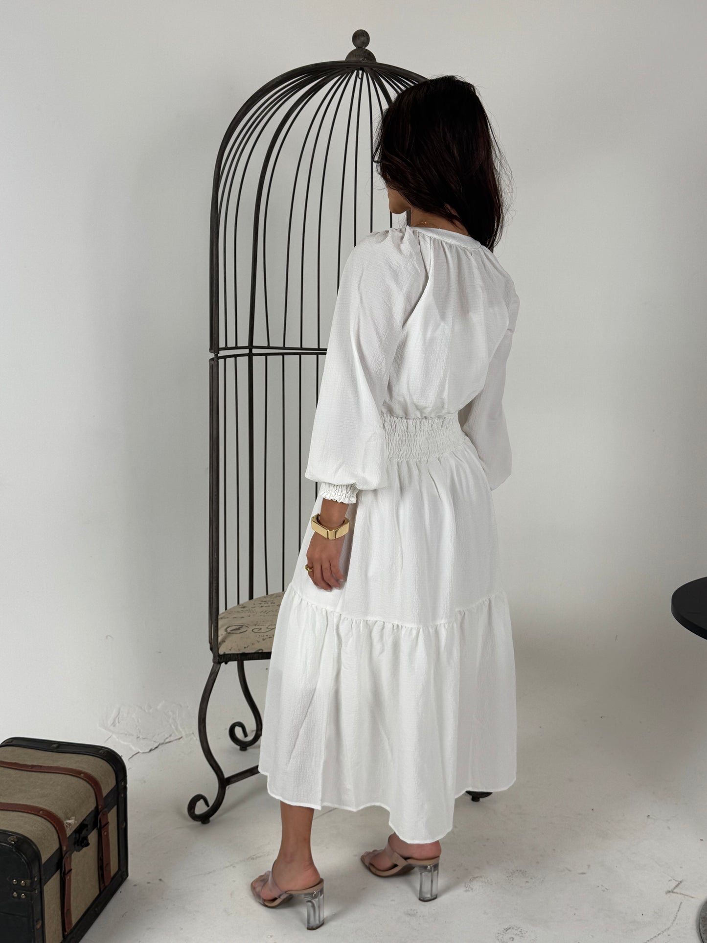 Tiered Midi Dress - available in different color and pattern