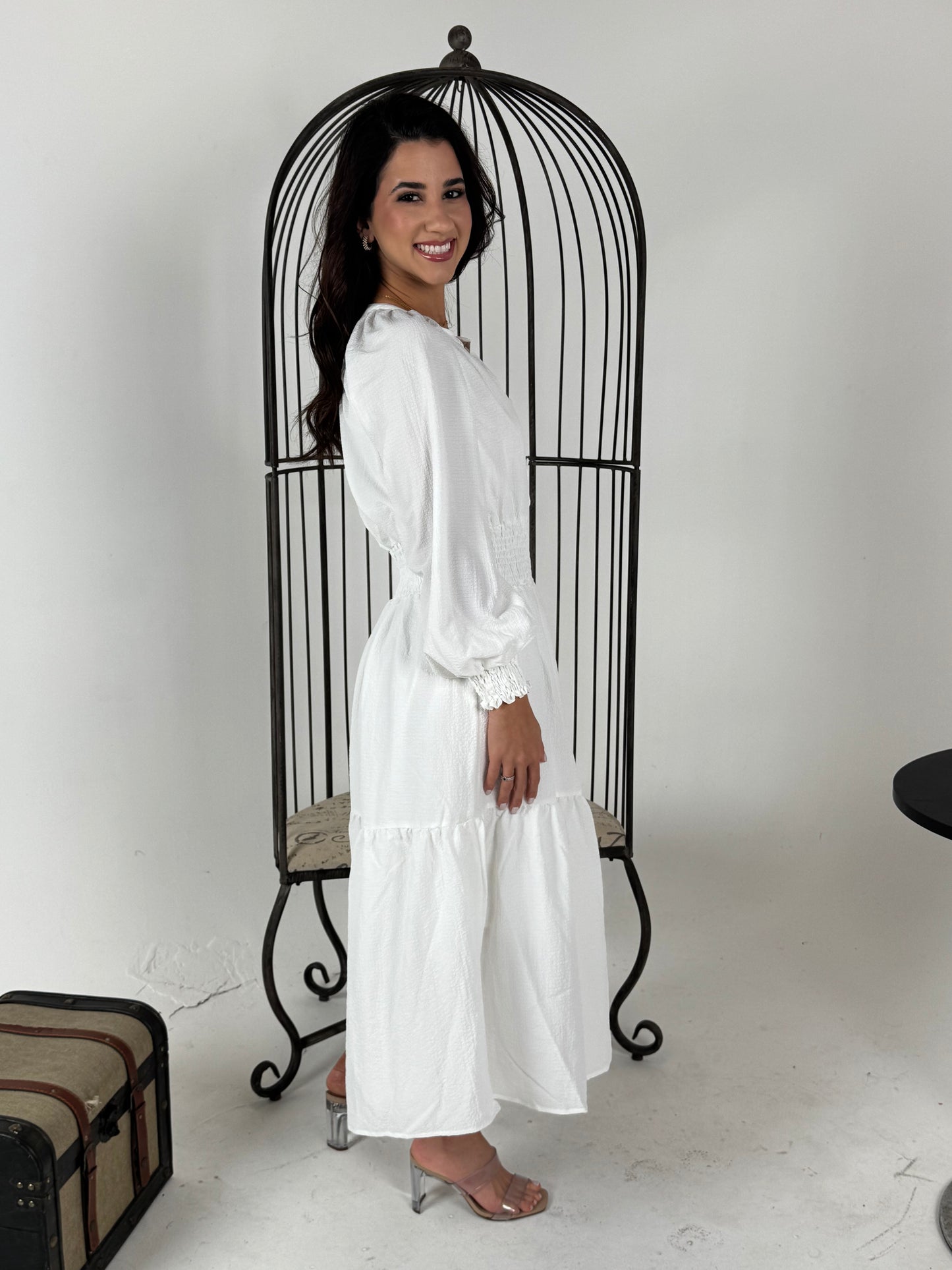 Tiered Midi Dress - available in different color and pattern