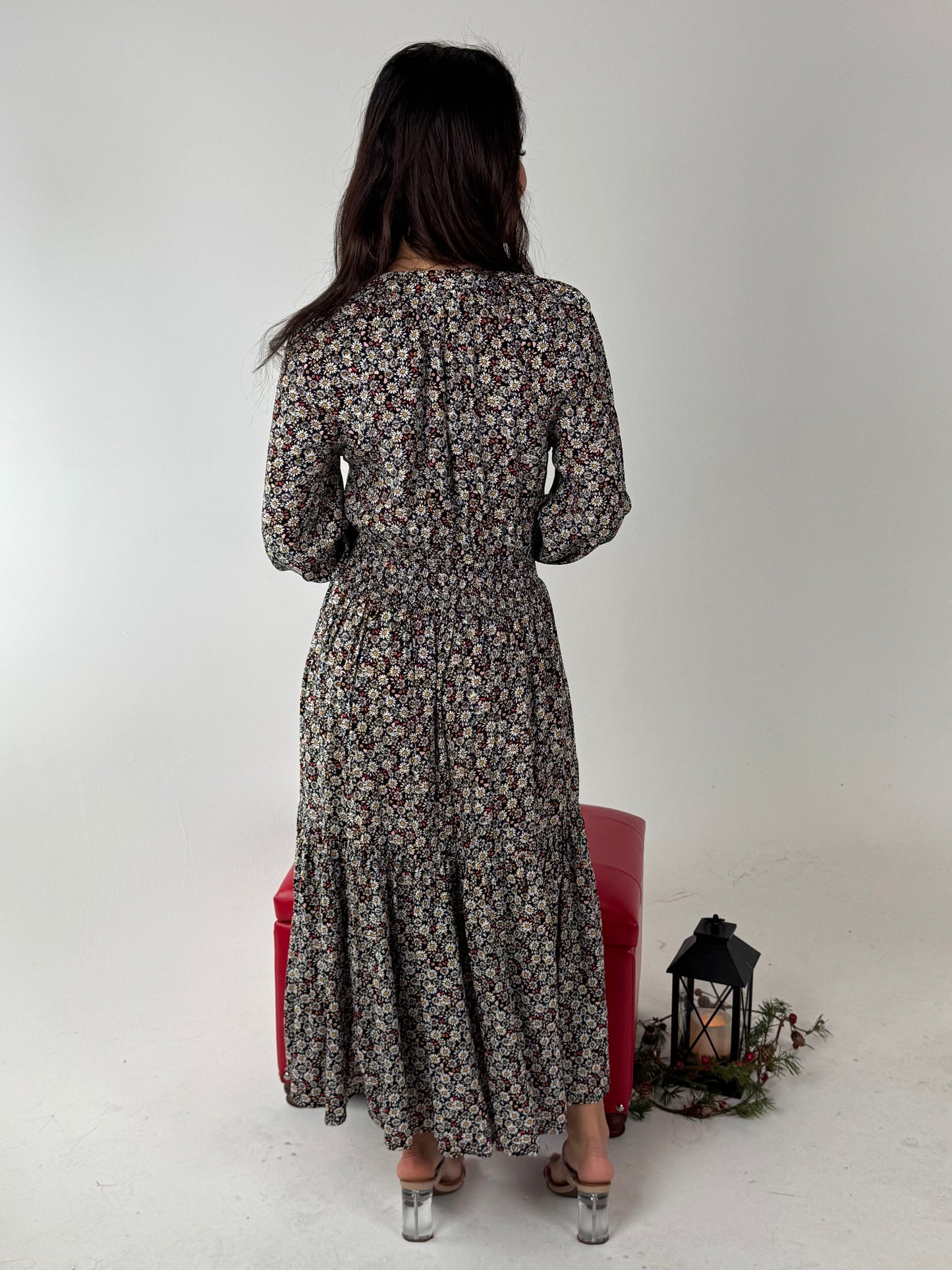 Tiered Midi Dress - available in different color and pattern